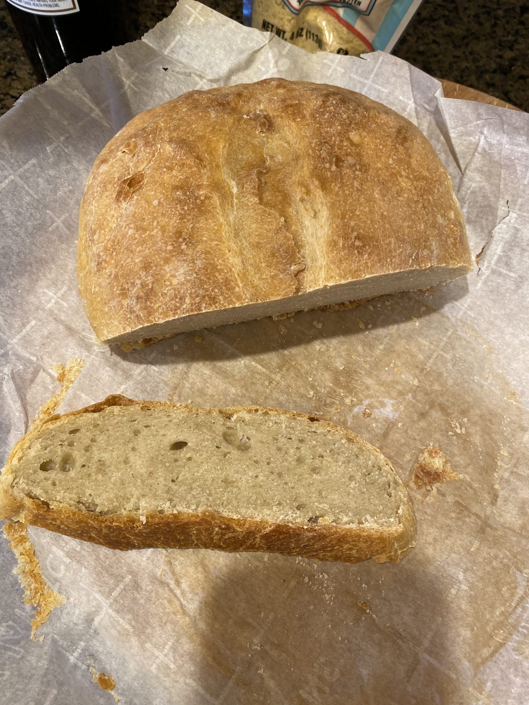 Pale, soft, and gone by lunch — the loaf that came out